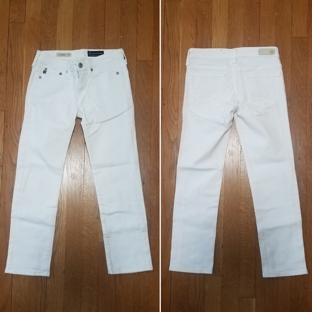AG White Jean Capri